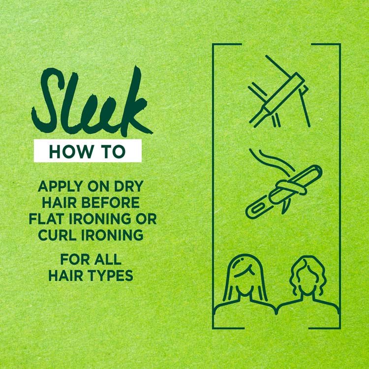 How to use Garnier Sleek & Shine Flat Iron Perfector Straightening Hair Mist